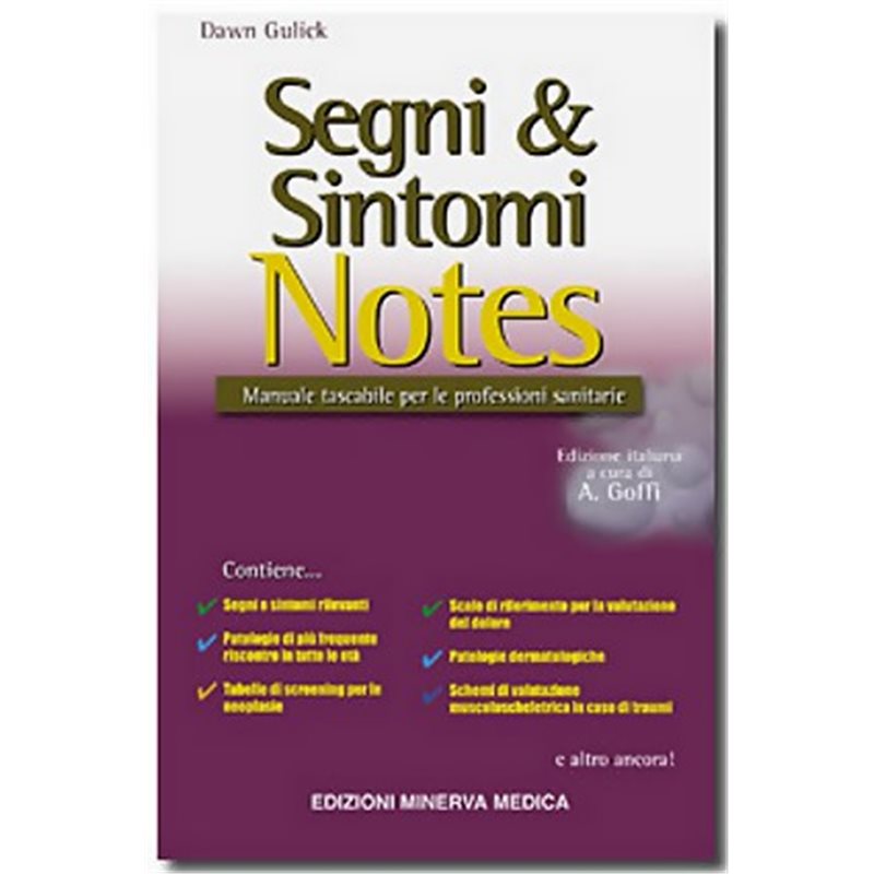 Segni & sintomi Notes - Manuale tascabile per le professioni sanitarie